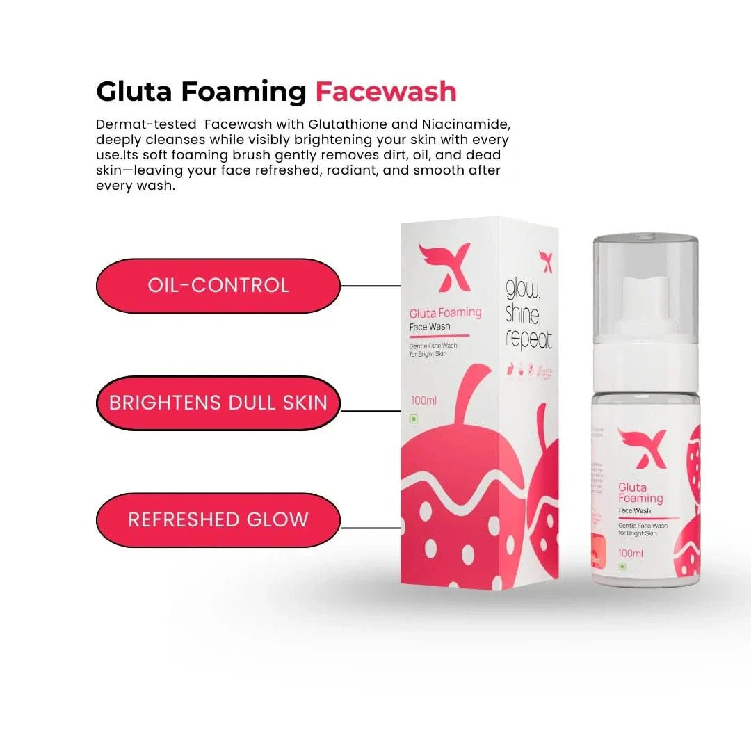 Gluta Foaming Facewash - Xemirates