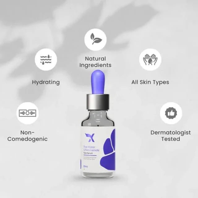 Rice Water & Niacinamide Serum - Xemirates