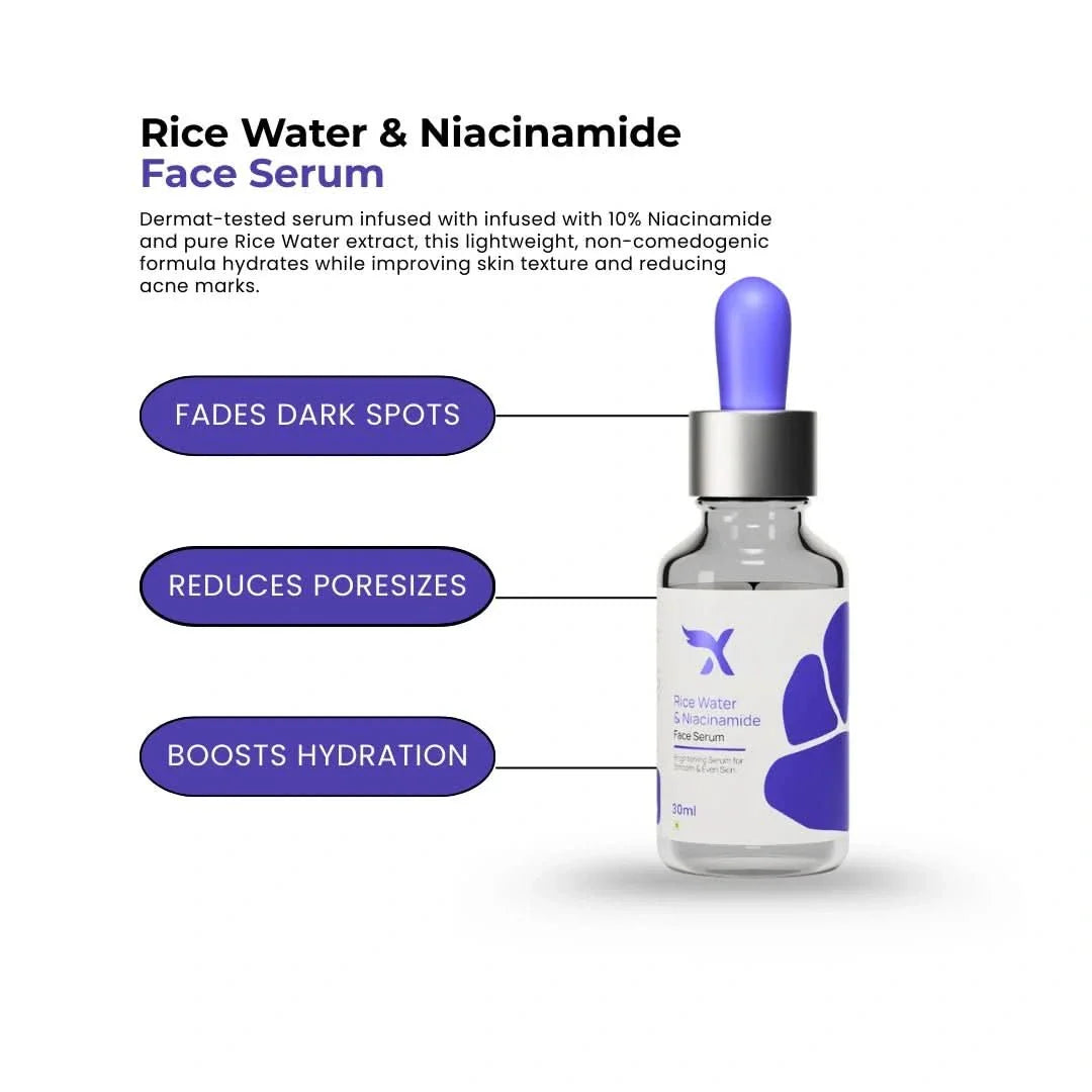 Rice Water & Niacinamide Serum - Xemirates