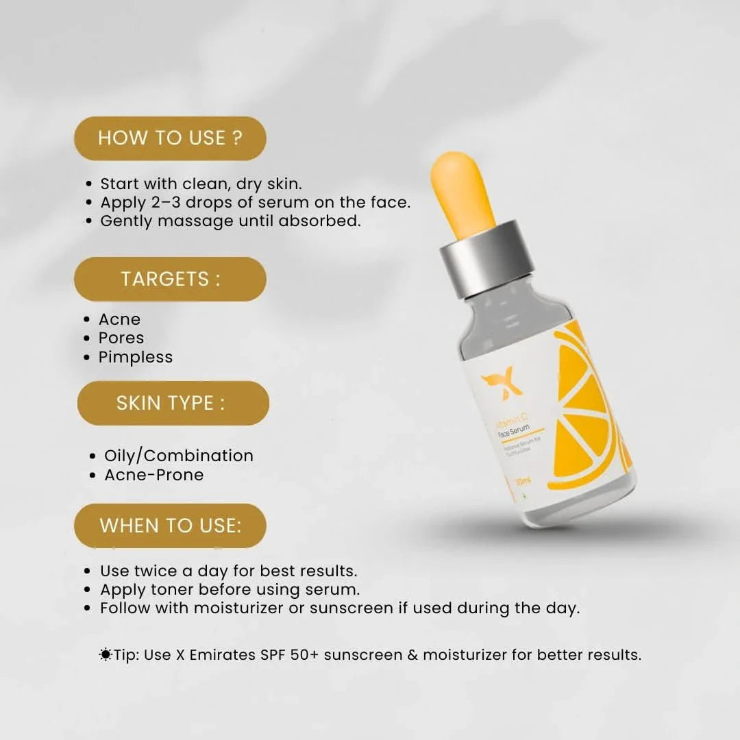 Vitamin C Face Serum - Xemirates